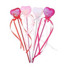  4pcs Fairy Wand Rod: Heart