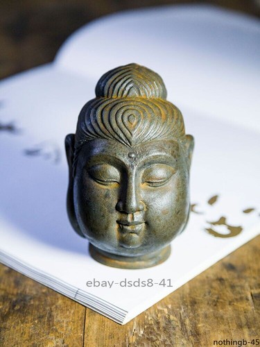 Statua testa buddha - statua,