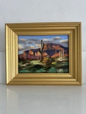 Dipinto Olio Sonora Deserto