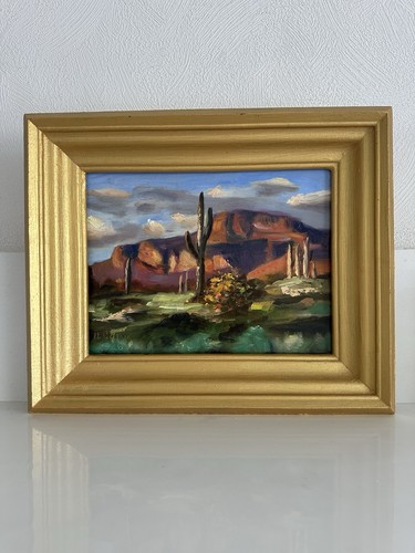 Dipinto olio deserto - dipinto,