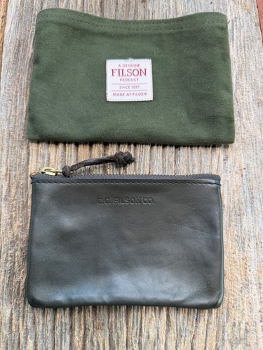 Filson small leather pouch - filson,