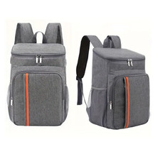 Zaino Termico Frigo 22L – Impermeabile, Grigio – Picnic, Campeggio, Viaggi