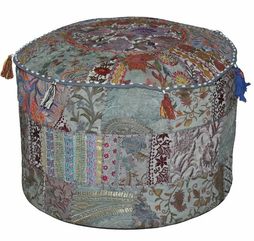 Pouf ottomano vintage - , cotone