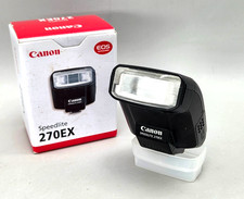 [Come nuovo nella scatola] Canon Speedlite 270EX flash a scarpa per fotocamera reflex digitale Canon custodia
