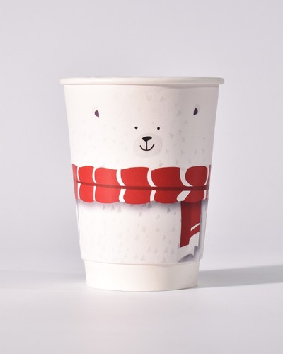 Tazza carta natalizia - tazza, orso