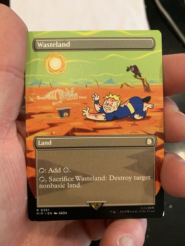 Mtg pip fallout wasteland - -,