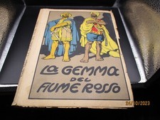 LA GEMMA DEL FIUME ROSSO di E. SALGARI - SONZOGNO 1928