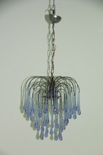 Lampadario struttura acciaio e