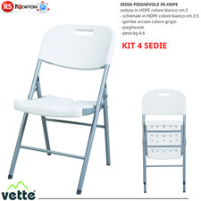 Sedia Pieghevole in HDPE Kit 4