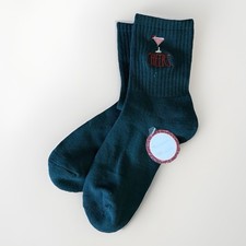 Calze Rae Dunn verdi "cheers"