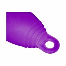 Coppetta mestruale con anello