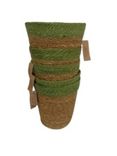 PORTAVASI INTRECCIATI IN CORDA