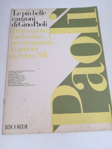 Piu belle canzoni gino - piu,