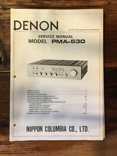 Denon PMA-530 Amplificatore Manuale di servizio *Originale*