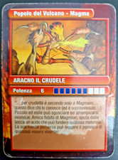 GORMITI serie 1 Prima ARACNO IL CRUDELE carta italiana - senza personaggio