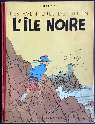 Tintin île noire 4ème - noire,