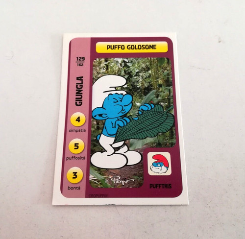 Carta puffo golosone edizione - carta,