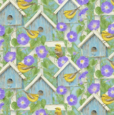 Tessuti di vetro Yellow Birds