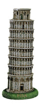 Torre di Pisa 3D in Resina cm.20 Souvenir Pisa Toscana Italia Arte e Storia