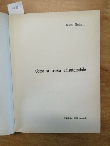 Gianni rogliatti come si - -,