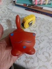 PUPAZZO GOMMA GATTO ANNI 80 MADE IN ITALY