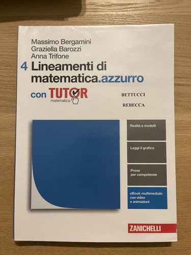 Libro testo lineamenti - testo, di