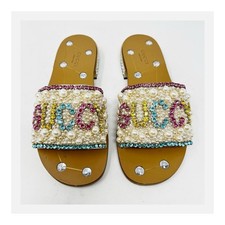 Gucci sandali con perle e