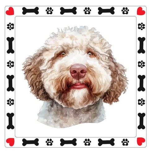 Adesivo cane lagotto - cane,