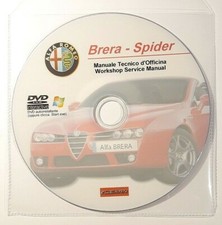 DVD MANUALE OFFICINA ALFA ROMEO BRERA SPIDER 2.2 JTS - 3.2 JTS - 2.4 JTD 20V.