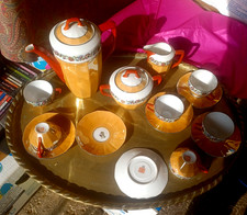 SERVIZIO TAZZE DA CAFFE' RACCOLTA PUNTI ESTRATTO BRODO BIASIOLI GENOVA ANNI 60