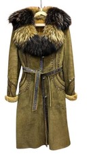 Cappotto shearling pelle di