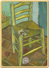 SEDIA Vincent Capolavori Van Gogh 1/500 oz moneta d'oro 1$ Tokelau 2022