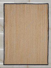 Tappetino in fibra tappeto ecologico rettangolare resistente ed elegante tappeto in iuta tessuto a mano