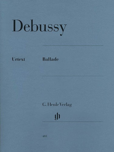 Debussy ballade piano solo - ballade,