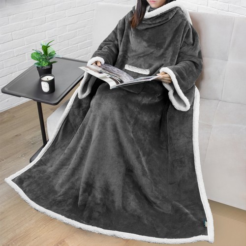 Coperta pile con maniche - in,