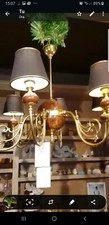 Lampadario 6 luci in ceramica