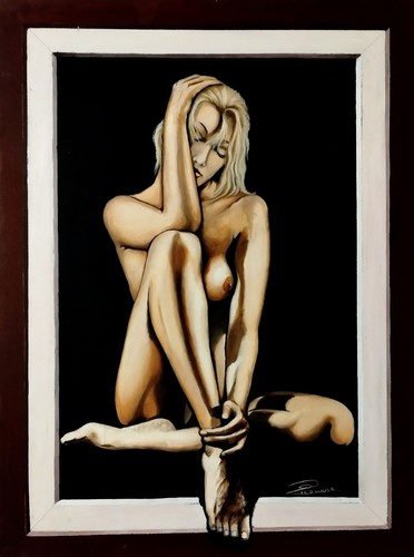 Nudo donna olio su - donna",