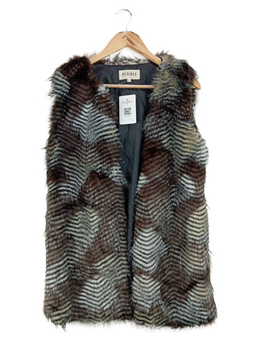 Desires gilet pelliccia donna - gilet,