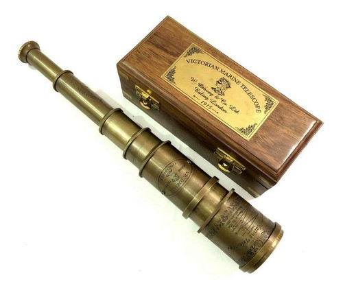 Telescopio vintage ottone - telescopio,