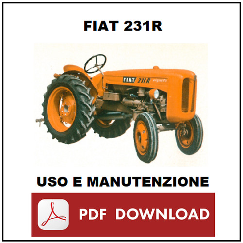 Fiat 231r vigneto manuale - vigneto,