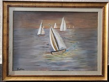 5 quadri con cornici anno 1986 varie dimensioni 