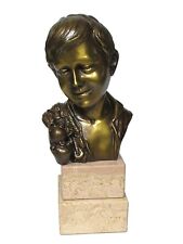 Statua busto bronzo
