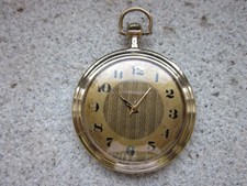 OROLOGIO DA TASCA ELGIN ILLINOIS RAMONA COLOR ORO SLIM SOTTILE CIPOLLA TASCHINO