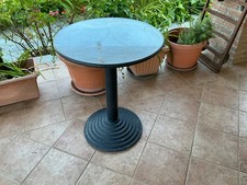 TAVOLINO ROTONDO DA ESTERNO PIANTONE IN GHISA
