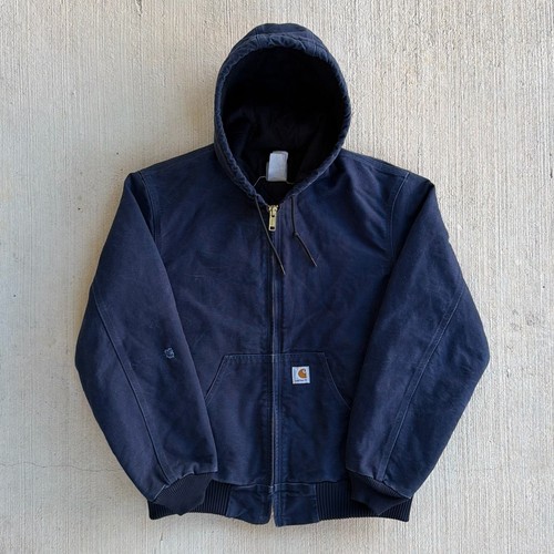Carhartt j140 dny blue - carhartt, hooded