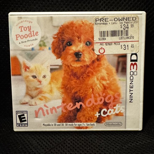 Nintendogs cats barboncino - nintendogs, cats:
