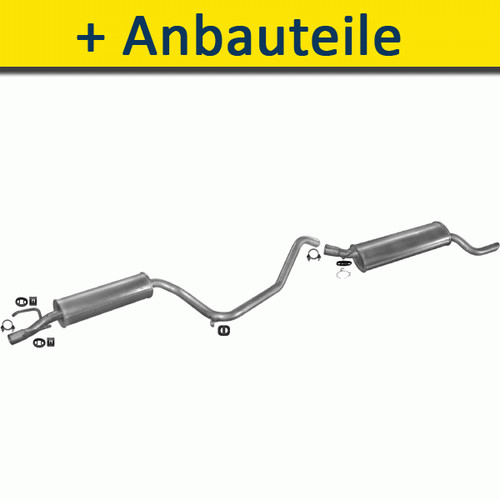 Silenziatore per opel - silenziatore,