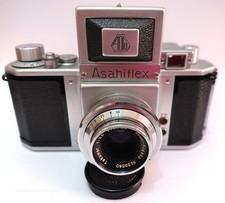Asahi Pentax Asahiflex IIB + Takumar 50mm  F3,5 Lens, Vintage