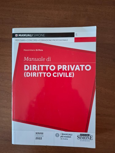 Libro manuale diritto - libro,