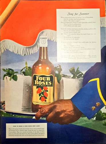 Four roses whisky - roses, vintage